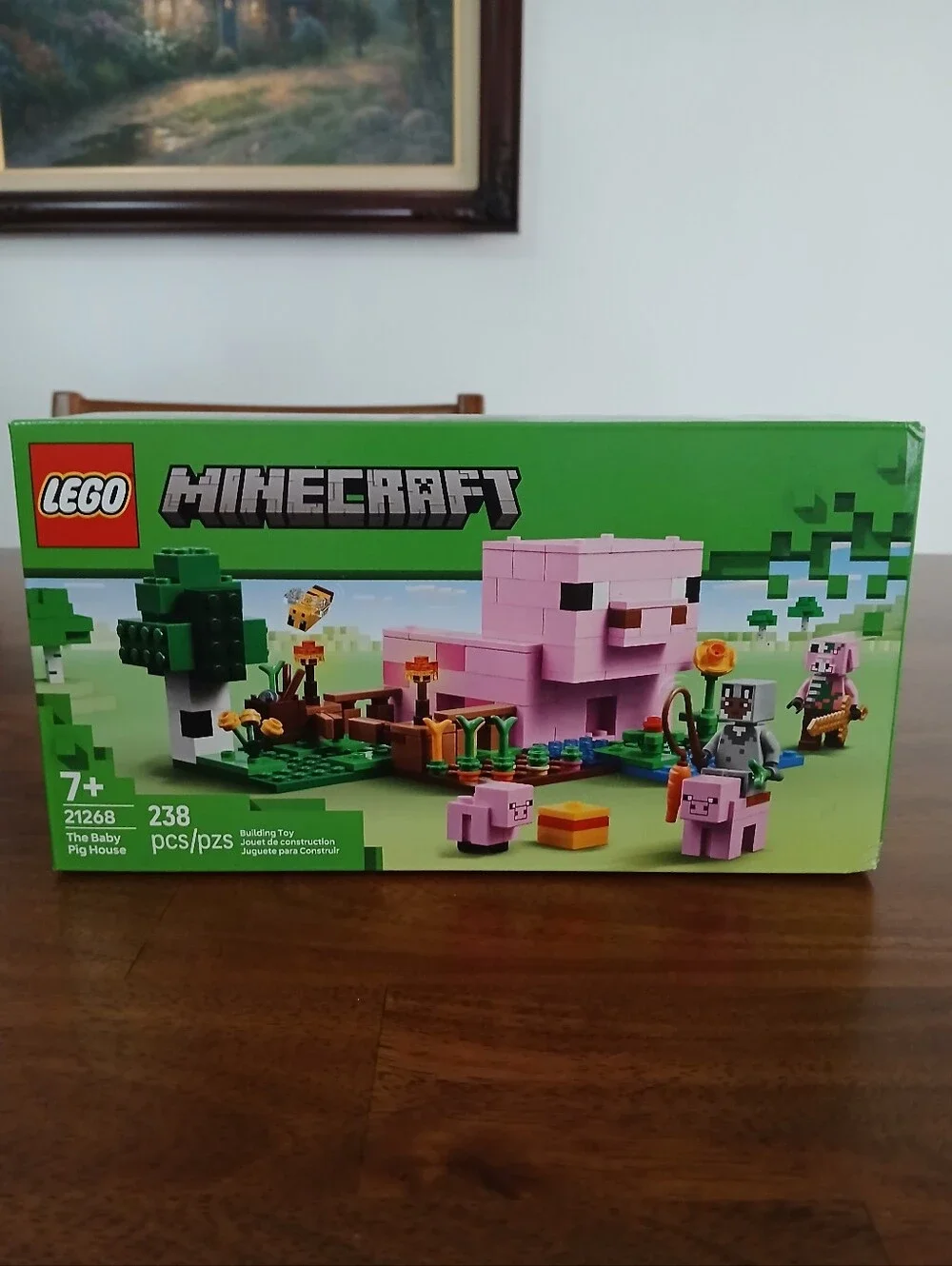 Lego Minecraft The Baby Pig House Building Set Ages 7+ 238 PCS NWT